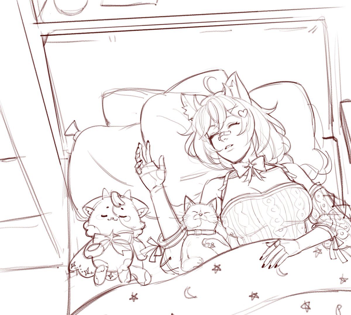 _0fourtel's tweet image. C◇mmish sketches!!