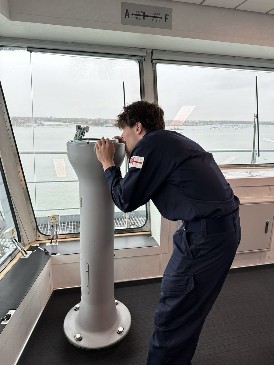 RydeCCF's tweet photo. We had an absolutely FA-BU-LOUS day! After having visited the ship’s cabins (oh myyyy… they were like a hotel suite!), the flight deck, we were invited on the bridge where the crew had prepared some tasks for us to complete. https://t.co/dROvm5iEyR