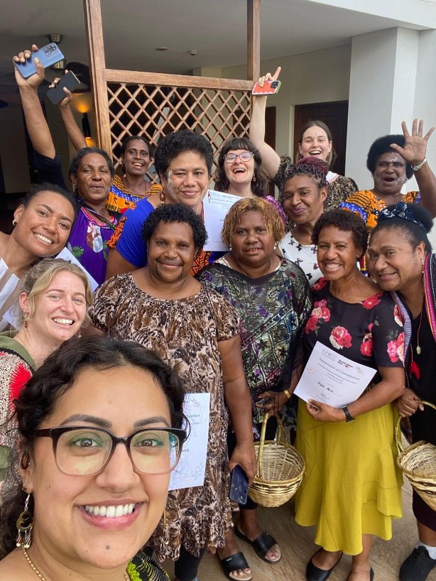 In Nov, our Nurse Educators, Vijeta &amp; Emily, provided Master Training to 10 #CervicalScreening providers in Papua New Guinea. These trainers now have the skills to train health workers &amp; serve as technical leaders in their provinces. Congrats to all! #ECCWP #HealthyRegions #DFAT