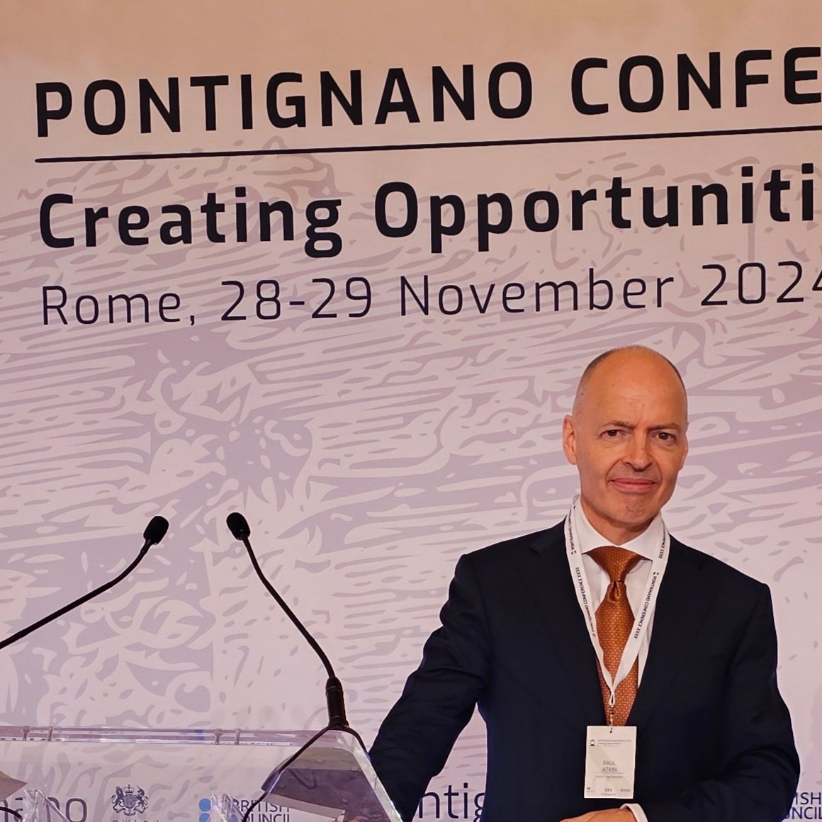 TeatroSCassiano's tweet photo. The #TeatroSanCassiano at the 32nd #Pontignano Conference in Rome at the invite of the British Embassy and UK Ambassador to Italy to discuss how this €60 million #AngloItalian investment project places cultural patrimony at the heart of a sustainable future for #Venice https://t.co/PBM0rM7X99