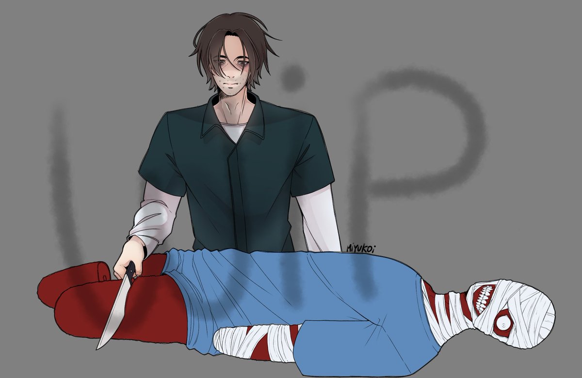 _MiyuKoi_'s tweet photo. Dibujo qliao feo que nunca voy a terminar así que lo subo no más (tengo bloqueo)
#Mouthwashing https://t.co/yOuC12rwuc