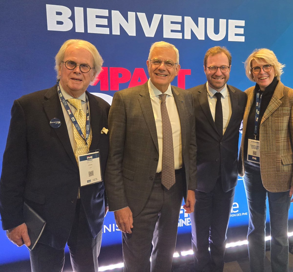 GHR (@ghr_hcr) on Twitter photo Impact PME | Notre présidente <a href="/cath_querard/">Catherine Quérard</a> en visite sur le salon à ses côtés <a href="/antoine_armand/">Antoine Armand</a> Ministre <a href="/Economie_Gouv/">Ministère de l'Économie et des Finances</a> <a href="/DiCrescenzo_A/">Alain DI CRESCENZO</a> président <a href="/ccifrance/">CCI France 🇫🇷🇪🇺</a> & Jean-Pierre Chedal
Merci à la <a href="/CPMEnationale/">CPME</a> pr l’invitation pr cette journée d’échanges, de rencontres et de conférences Impact PME | Notre présidente <a href="/cath_querard/">Catherine Quérard</a> en visite sur le salon à ses côtés <a href="/antoine_armand/">Antoine Armand</a> Ministre <a href="/Economie_Gouv/">Ministère de l'Économie et des Finances</a> <a href="/DiCrescenzo_A/">Alain DI CRESCENZO</a> président <a href="/ccifrance/">CCI France 🇫🇷🇪🇺</a> & Jean-Pierre Chedal
Merci à la <a href="/CPMEnationale/">CPME</a> pr l’invitation pr cette journée d’échanges, de rencontres et de conférences