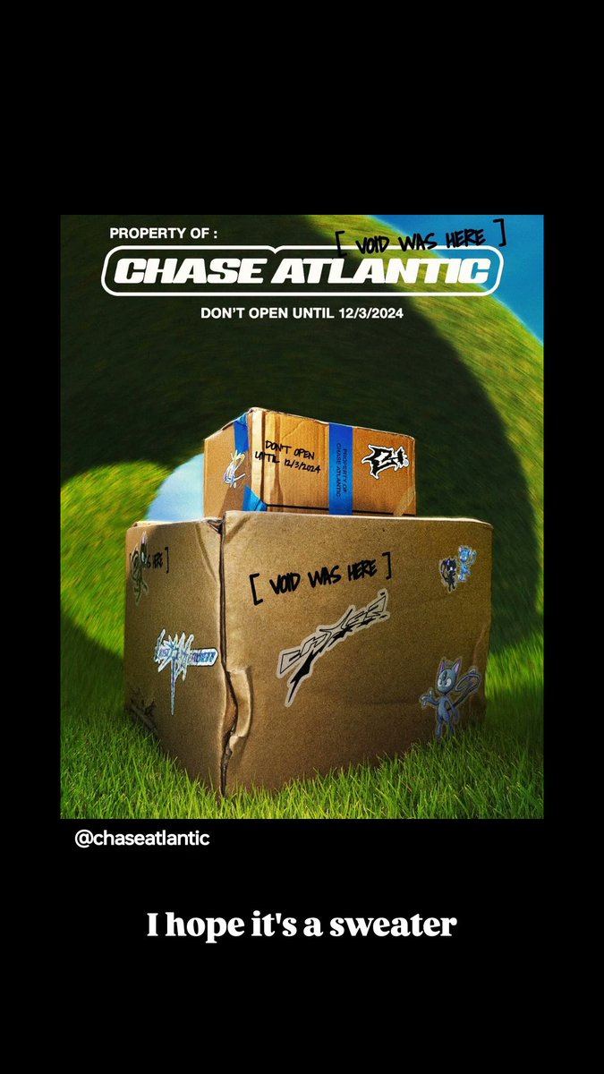 chaxingatlantic's tweet photo. A sweater maybe? @ChaseAtlantic https://t.co/UW1yceJZr2