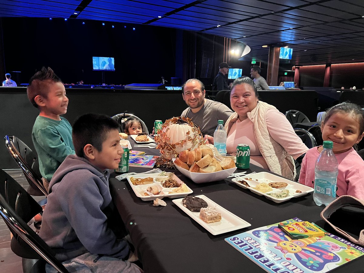 AEGworldwide's tweet photo. Happy Thanksgiving! ๐ฆ
Today we hosted our annual #Thanksgiving Celebration at @TheNovoDTLA. 200+ meals were served to U.S. Veterans + families from neighborhoods near @LALIVE. Thank you to all who joined us and our AEG team members who prepared and served food.
#SpreadCheer #WeAreAEG
@aegpresents @goldenvoice