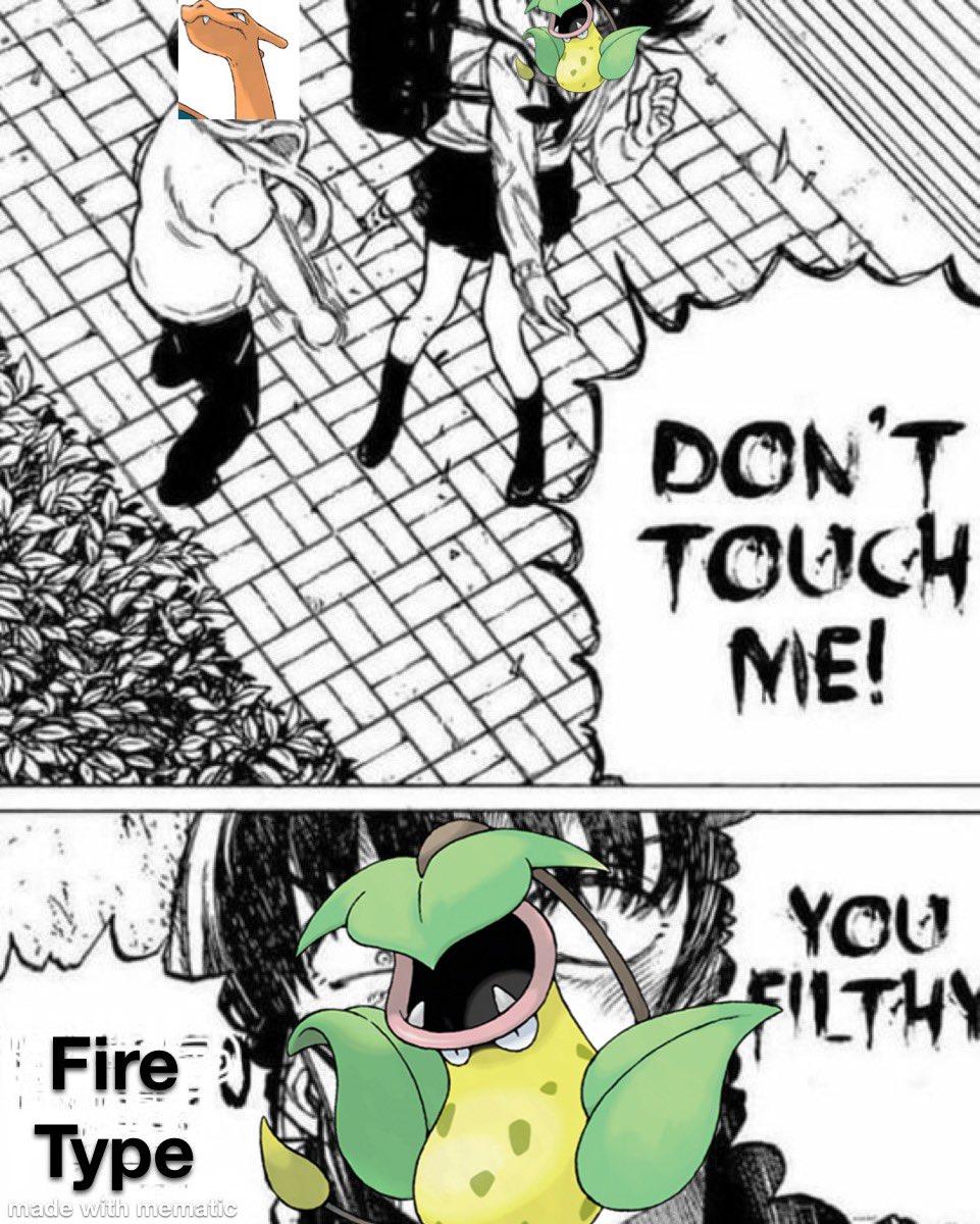 VictreebelPKMN's tweet photo. Day 29:
I FUCKIN HATE FIRE TYPES. DISGUSTING, VILE, AND INFERIOR CREATURES. https://t.co/MC1Vqq4Q83