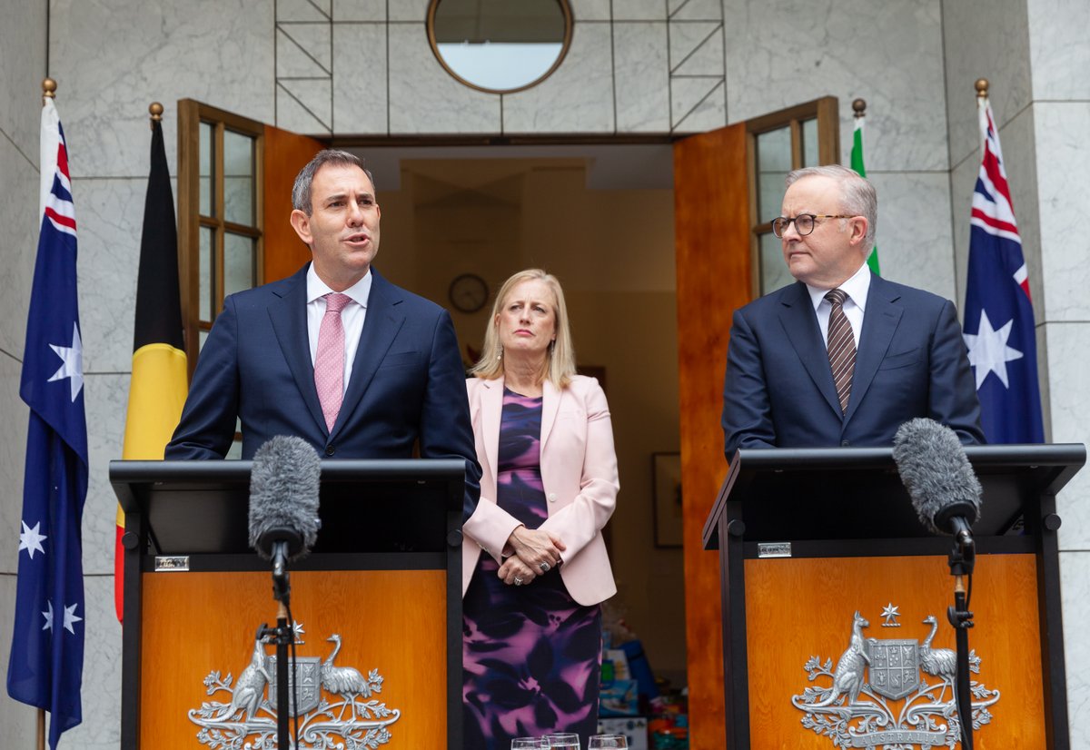 JEChalmers's tweet photo. It's a big week for economic reform.

Tax and super reform, housing, Future Made in Australia, consumer protections, competition, a better deal for people at the checkout & Reserve Bank reforms.

We've focused on cost of living while keeping the wheels of reform turning.

#auspol #ausecon @australianlabor