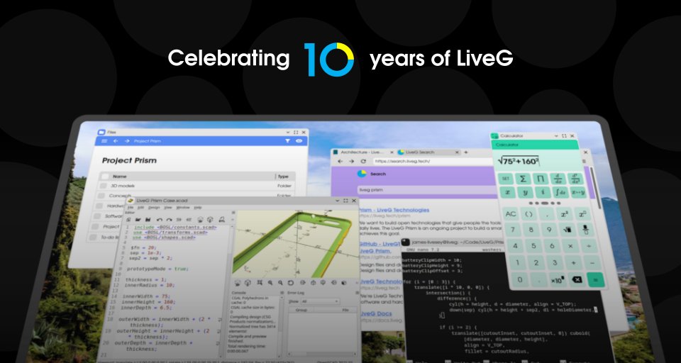 LiveGTech's tweet image. Join us on 30 November as we celebrate a decade of technological innovation and a milestone for LiveG. liveg.tech/birthday