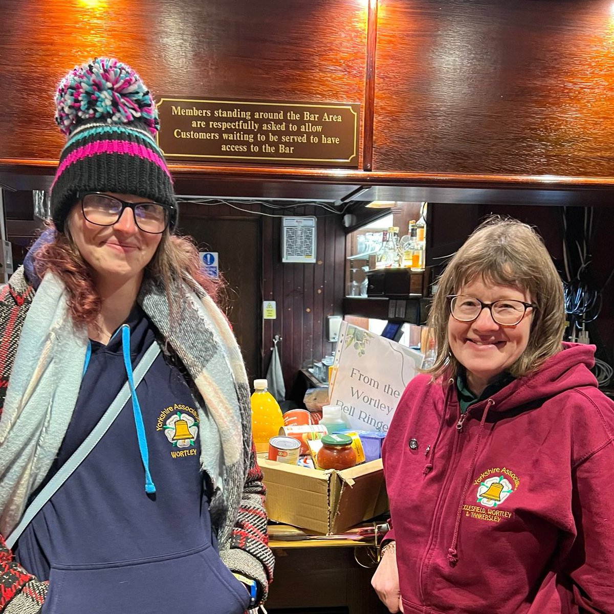 Wortley Bell Ringers (@wortleytower) on Twitter photo Our bell ringing team have contributed to <a href="/wortleymensclub/">Wortley Mens Club</a> reverse advent calendar - donations to be taken to the food bank.
Some of us took it all across after our practice session tonight. β€οΈ
#bellringers #Wortley #WorkingMensClub #Donations #FoodBank #ReverseAdvent Our bell ringing team have contributed to <a href="/wortleymensclub/">Wortley Mens Club</a> reverse advent calendar - donations to be taken to the food bank.
Some of us took it all across after our practice session tonight. β€οΈ
#bellringers #Wortley #WorkingMensClub #Donations #FoodBank #ReverseAdvent
