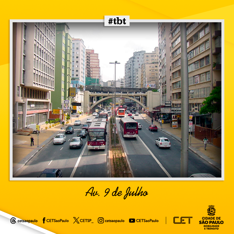 CETSP_'s tweet image. #TBT Imagem da Av. 9 de Julho.
#cetsp #prefsp  #trânsito