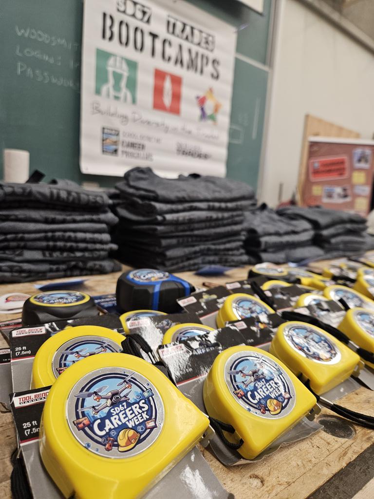 The 5th annual SD67 Women in Trades Bootcamp tomorrow.  Biggest ever - 47 girls!