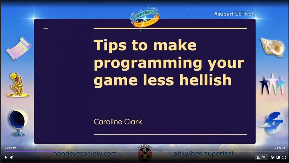 queensguard_'s tweet photo. Did you catch amazing @LineyJane's talk yesterday at @HandEyeSociety's SuperFESTival? No worries if not, it's currently available as a VOD on Twitch! Today we've got Charlotte @Sharktea1's talk on taking care of yourself in hard times 🫂 https://t.co/VwEw5wlAIi