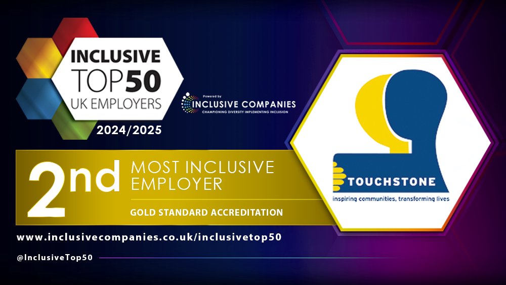 DRUM ROLL PLEASE…. The 2nd MOST INCLUSIVE EMPLOYER ON THE INCLUSIVE TOP 50 UK EMPLOYERS LIST 2024/25 IS…...<a href="/Touchstone_Spt/">Touchstone</a>!! Congratulations! #IT50 #IA24 #InclusiveCompanies #Congratulations #Inspirational #Inspiring #Inclusion #Equality #Top5MostInclusiveEmployer
