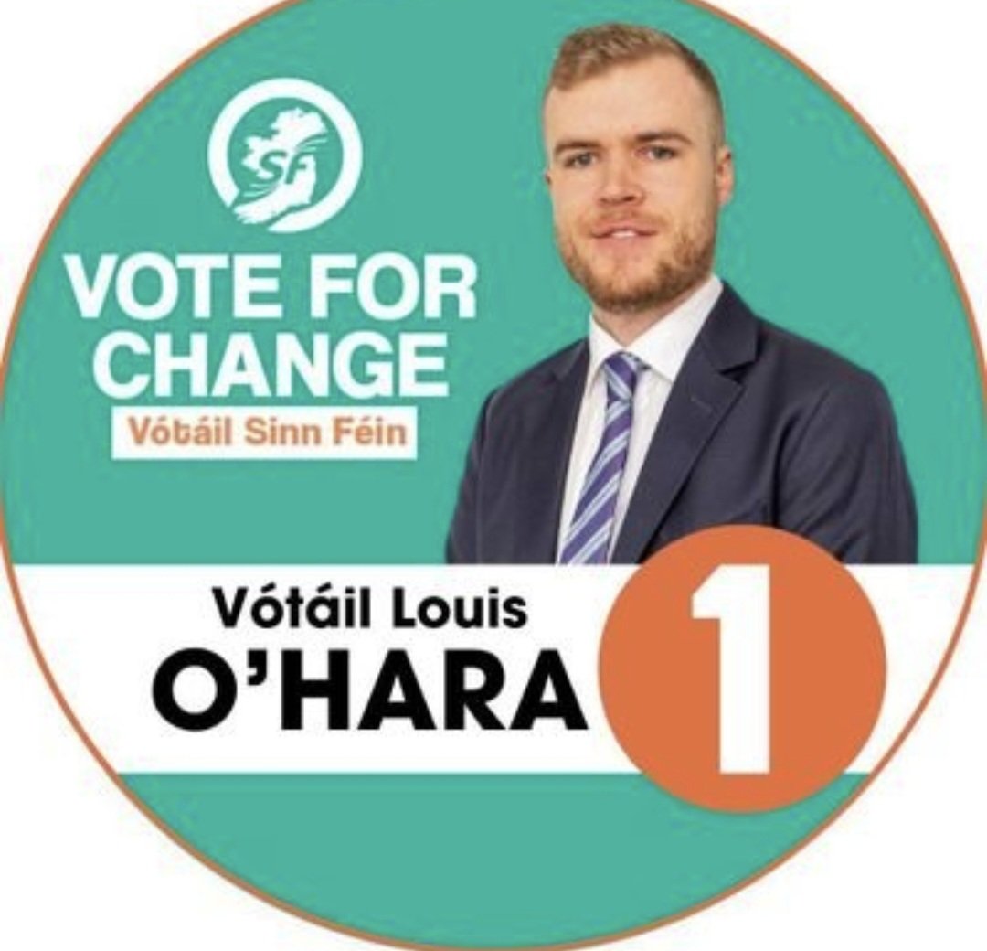 AthenrySF's tweet photo. Now is the time for change, for a better country &amp; a better future. 
@LouisOHaraSF is an outstanding candidate for Galway East, who will be a fantastic servant for the constituency if elected. 
Vote @LouisOHaraSF 
Vote @sinnfeinireland 
Vote Left &amp; transfer Left! https://t.co/frIF3Drzc7