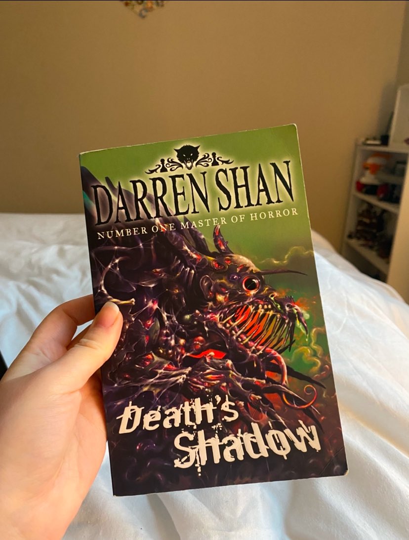 Bibliophagist98's tweet photo. After months of not reading a lot due to my poor health I finally finished Demonata book seven in my reread! Extremely excited for Wolf Island, I remember shutting myself in my bedroom the day I got it. I only appeared for dinner once I’d read it.
#demonata #Death’sShadow https://t.co/cI7JmN4X5N
