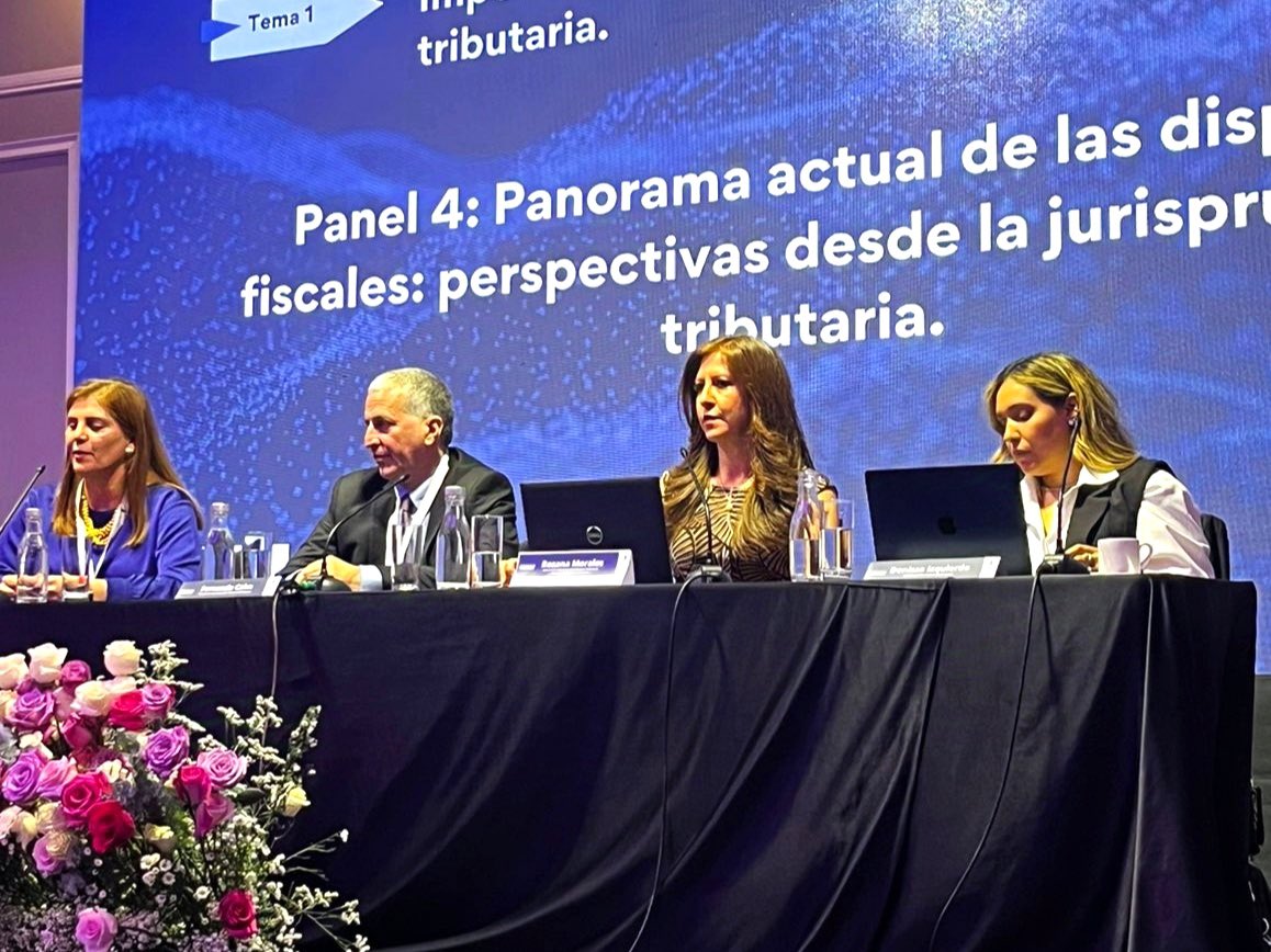👩🏻‍⚖️ #HOY | La jueza de la #SalaTributariaCNJ de la <a href="/CorteNacional/">Corte Nacional de Justicia</a> de Justicia, Dra. Rosana Morales, participó como ponente en las Jornadas Ecuatorianas de Derecho Tributario, organizadas por el Instituto Ecuatoriano de Derecho Tributario <a href="/EcIEDT/">IEDT</a>.