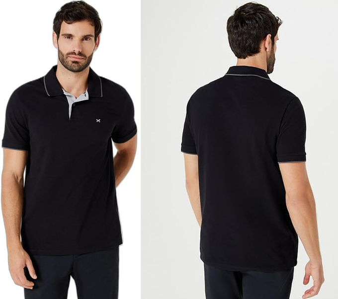 Camisa Polo Básica Masculina Em Malha Piquet Com Bordado