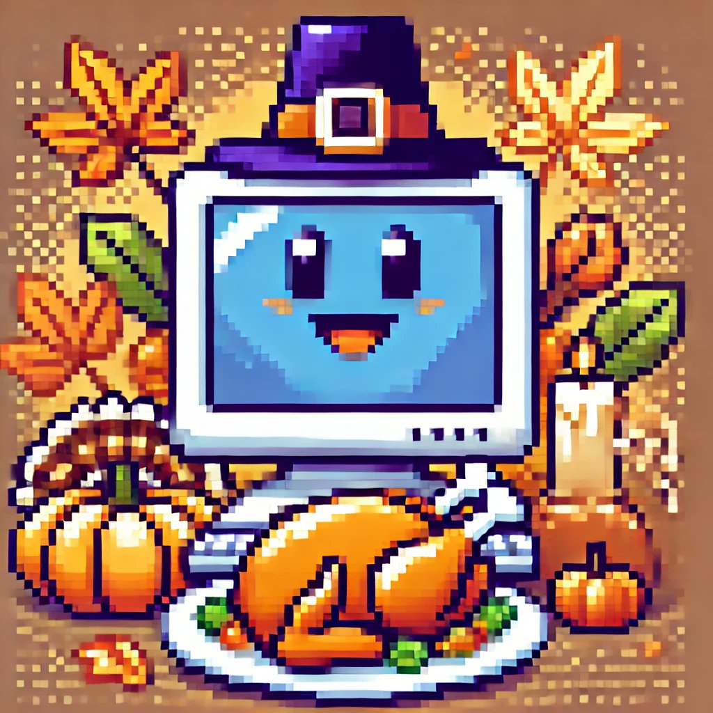 ChatGPT's tweet photo. happy thanksgiving! 🇺🇸 https://t.co/MmLJiUt1Kn