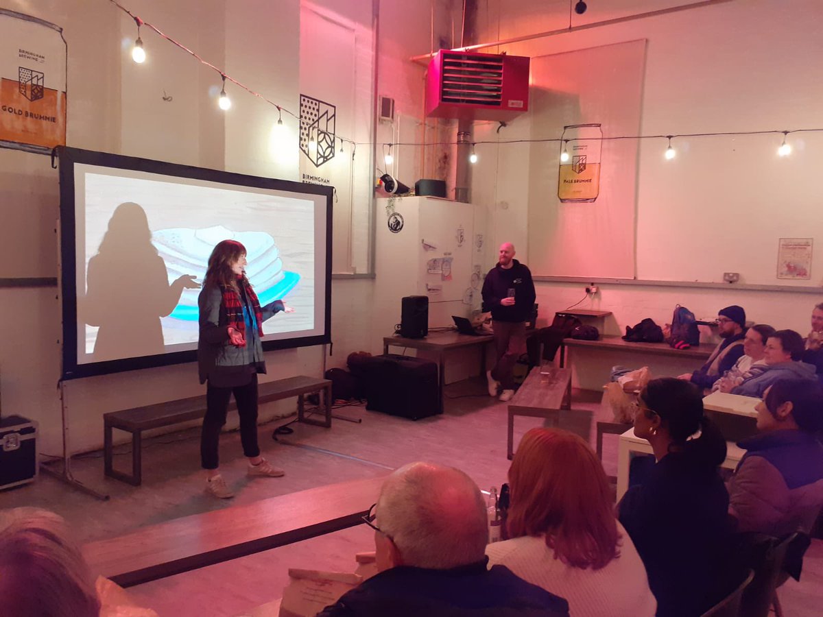StirchleyCinema's tweet photo. Stirchley Film &amp; Food Festival over and out! What a lovely night to finish on. Cheers @brumbrewery for hosting, Aphra Bakes and Levain &amp; Cherry for the 🤤 food, Boxer Shorts, and filmmakers @mahonmediauk and Carl Woods for sharing your fab films! 🍰 🎥 https://t.co/qraIDT5qDW