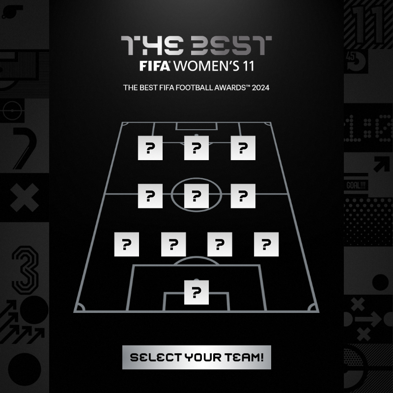 FIFAWWC's tweet photo. Your nominees for #TheBest FIFA Women's 11. 🏆
Who's getting your vote?