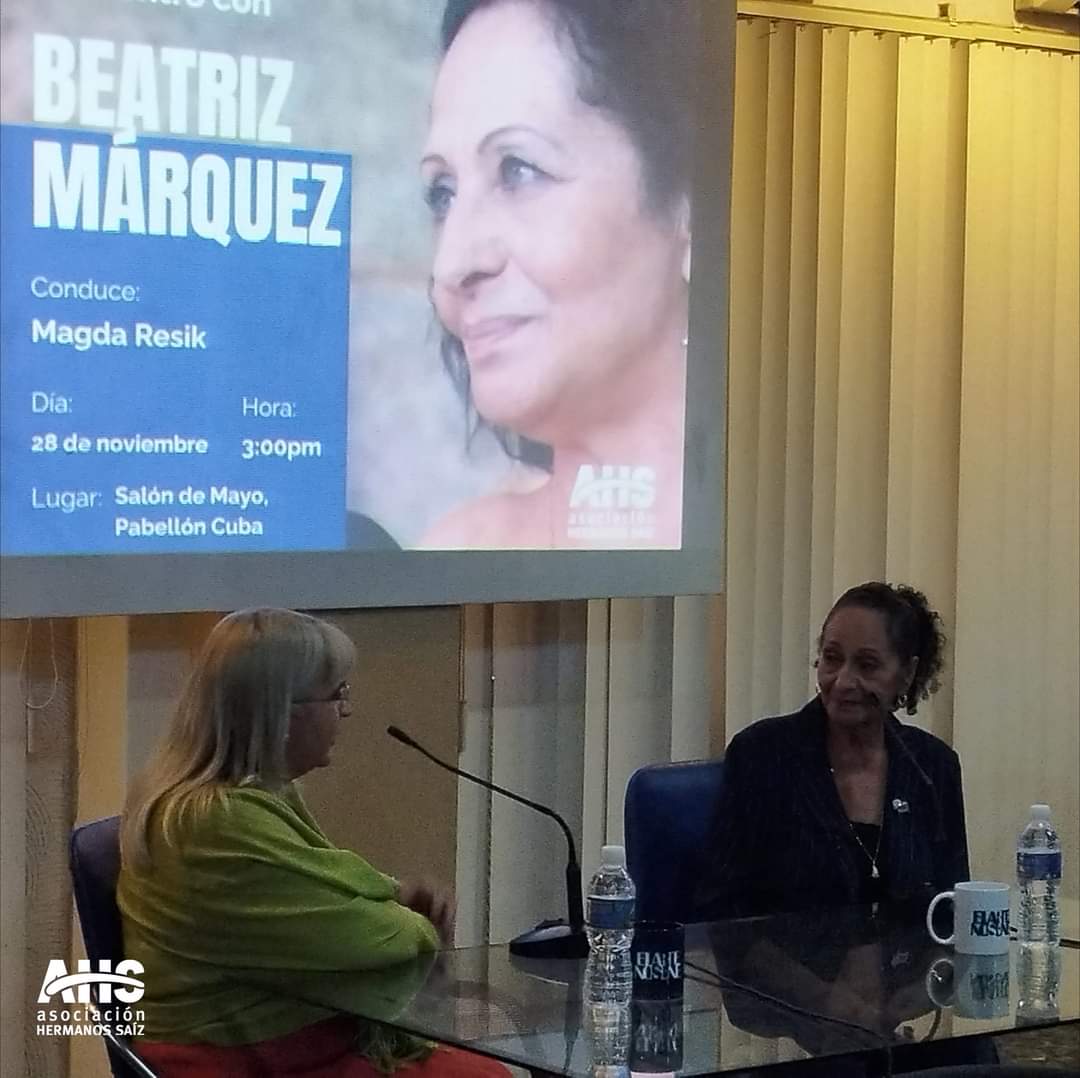 ahsjovenescuba's tweet photo. #Encuentrocon...
🎶Con la Musicalísima dialogamos hoy en el Encuentro con Beatriz Márquez. Conducido por Magda Resik entre ovaciones, aplausos y experiencias transcurrió este encuentro...
#AHSCuba
#ElArteNosUne
#AlmaAHS https://t.co/9Kh79Ss3NH