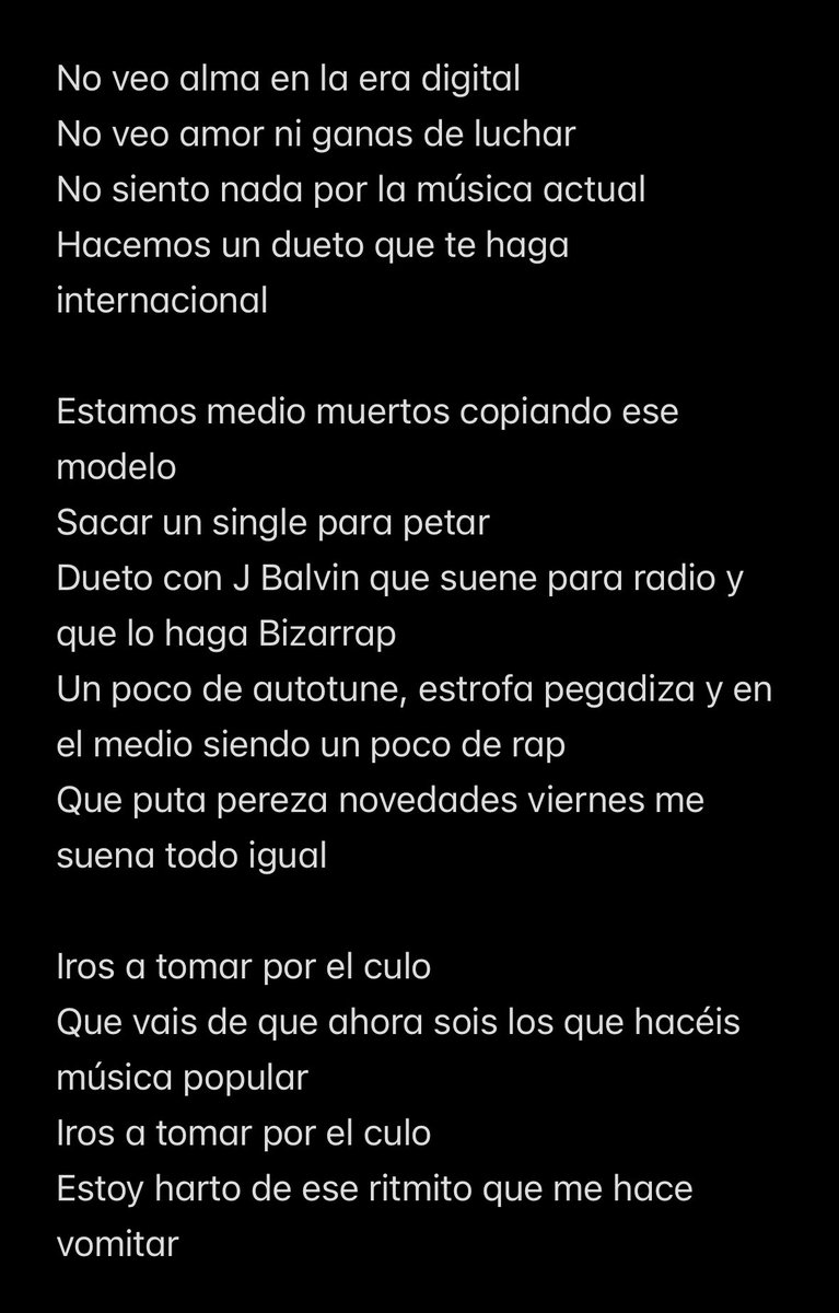 Laurita_LM4's tweet photo. La canción “Novedades viernes” de Dani Martín es una 💣  

“Sois tan borregos que no lo veis
Me dais ternura juguetitos de papel “

“¿Oye bro hacemos una colabo?
No te conozco de nada pero me han dicho que lo estás petando” https://t.co/8jiFfrESkZ