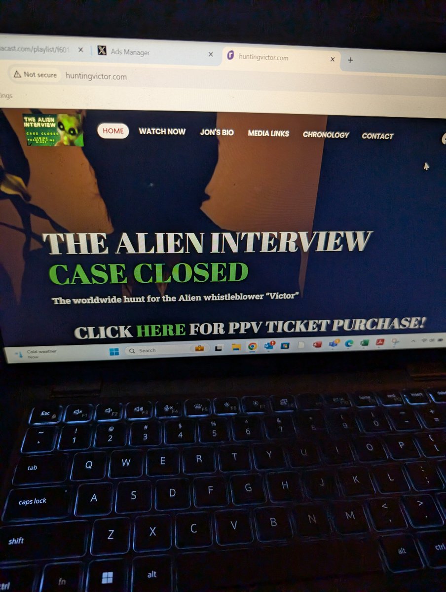UAPReportingCnt's tweet image. 12 minutes until we find Victor. I'm sure this is just a money grab but still should be fun. #AlienInterview #Area51 #artbell