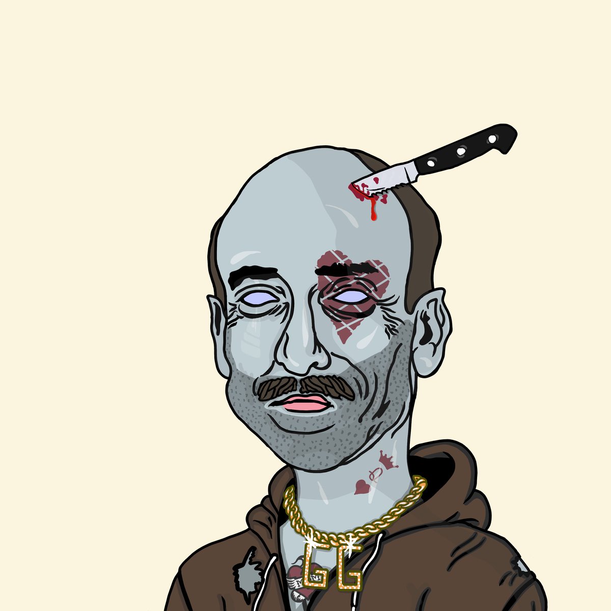 genzlers_SEC's tweet image. Another 1/1 in the books. This time for a true Degen and fellow @DeGodsNFT holder @omarweb33 
I couldn’t in good conscience give Gensler the king of spades tat 🙈. 
#LFGENZLER