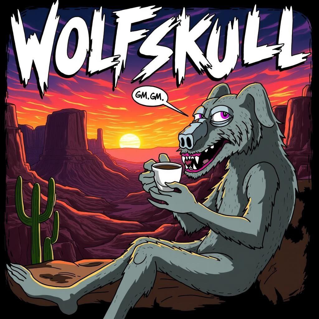 Wolfskull on ΞTH by Matt Furie 🐺💀 tweet media