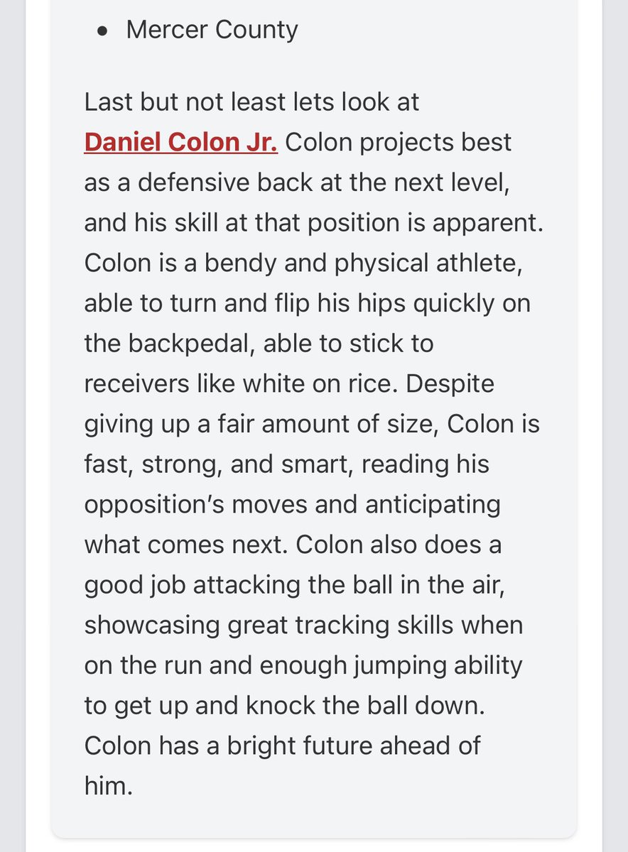 Thanks <a href="/PrepRedzoneNJ/">Prep Redzone New Jersey</a>  Next Chapter High School….

prepredzone.com/player/daniel-…