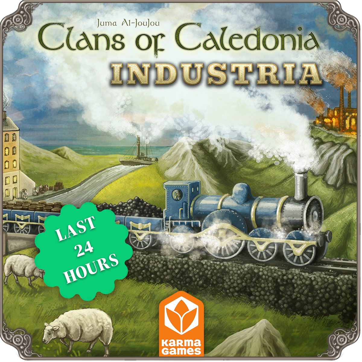 🚀 More than €500,000 raised from over 8,000 incredible backers. Insane! 🤯 Just over 24 hours left before our campaign wraps up. Don't miss your chance to join the adventure! 🌟

👉 kickstarter.com/projects/karma…

#Kickstarter #BoardGames #ClansOfCaledoniaIndustria #Crowdfunding