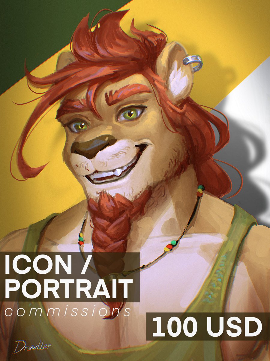 Hello dear friends. I’m currently away from home, so for the next 2 months selling these Icon/Portrait Commissions for 100 USD 💙 If you’d like to support me and/or get some cool art of your character, go ahead and send me a DM 😁🙏