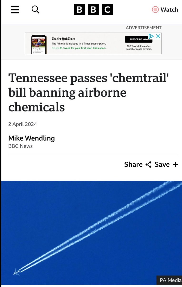 🚨🇺🇸 Florida become the latest in an ever growing list of States moving to ban chemtrail spraying in their skies ‼️

Why would entire States attempt ban what’s supposed to be a ‘Conspiracy’…..