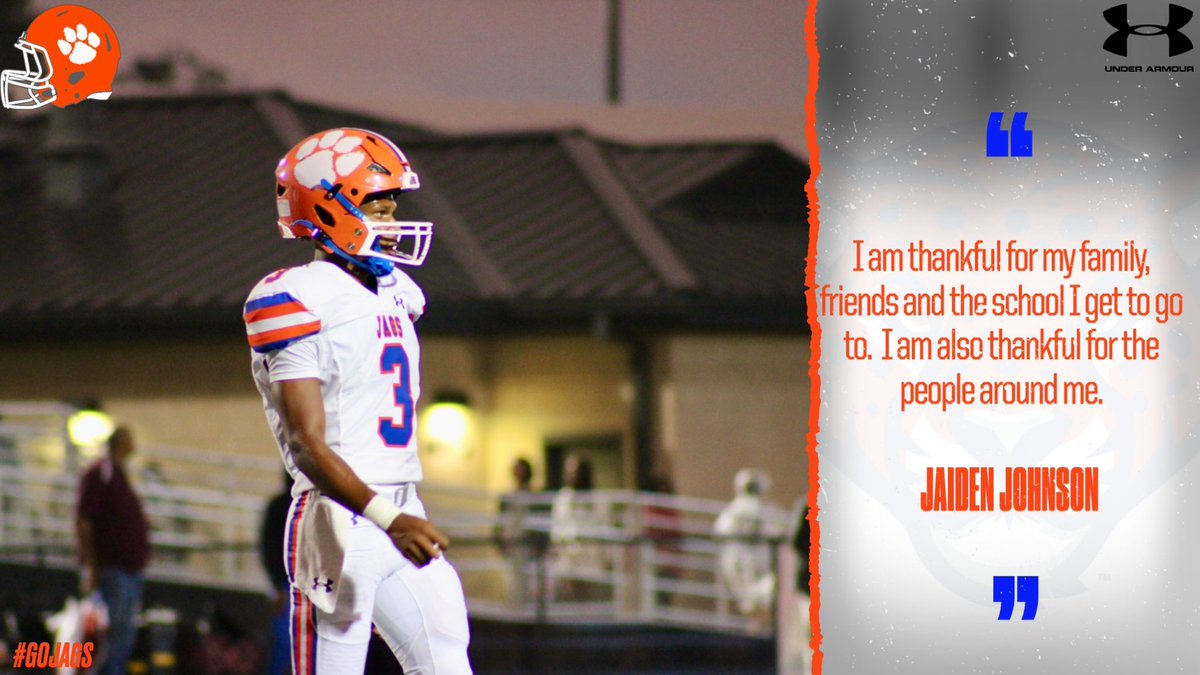 MCJags_Football's tweet photo. Jags are thankful for…. https://t.co/qYH3wJzhot