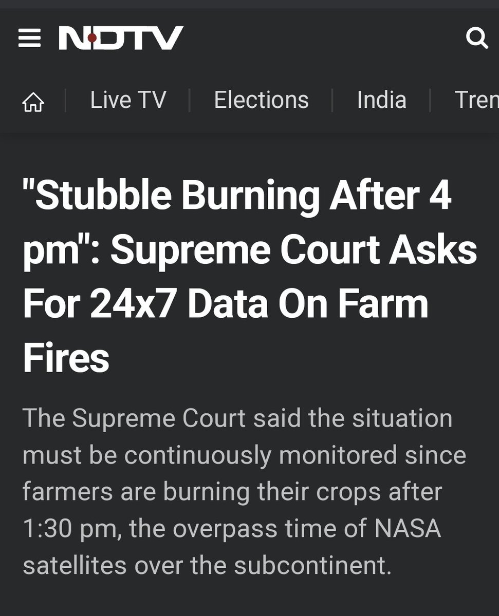 Aviator_hardeep's tweet image. #Wheat sowing is complete in Punjab haryana but is #PaddyStraw still burning for Supreme court of India?