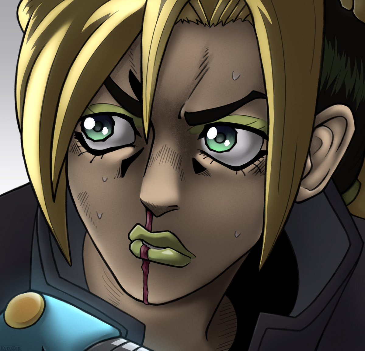 Kyr0Zen's tweet photo. I drew a screenshot from Jojo’s Bizarre Adventure: Stone ocean (link to the speedpaint on my YT channel is on my profile) 🙏

Jolyne slays

#stoneocean #jjba #JJBA #digitalart #animeart #animefanart #JolyneCujoh https://t.co/tg8uQdm3T8