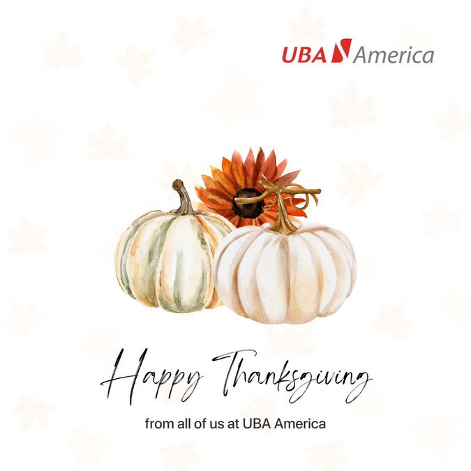 𝙃𝙖𝙥𝙥𝙮 𝙏𝙝𝙖𝙣𝙠𝙨𝙜𝙞𝙫𝙞𝙣𝙜 🍂✨

Grateful for our amazing community, loyal clients, and dedicated team. We are thankful for you. Wishing you a joyful Thanksgiving filled with love and delicious moments! 🧡🦃

#Gratitude #ThanksgivingJoy #UBAAat40 #UBAat75