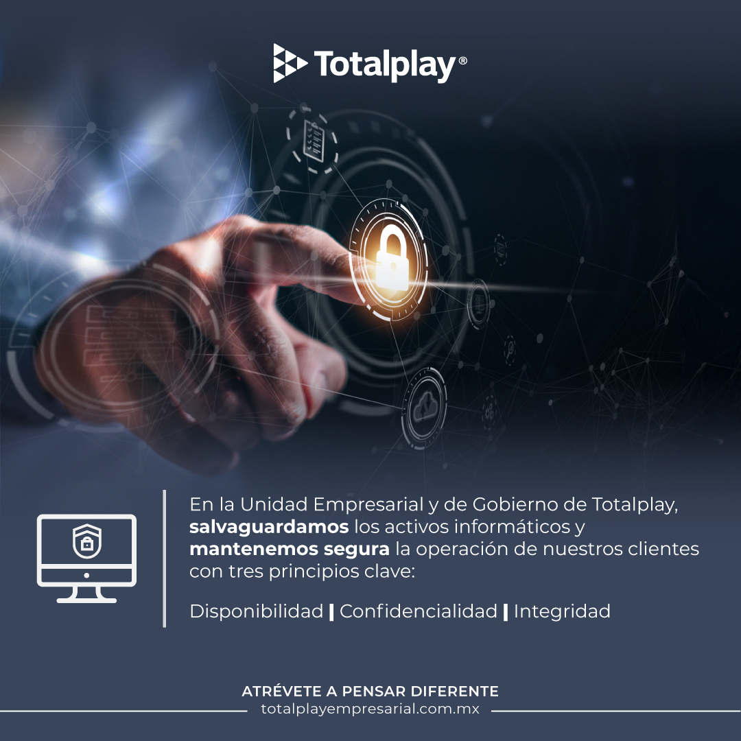 A través de las soluciones de ciberseguridad de la Unidad Empresarial y de Gobierno de Totalplay, nos encargamos de proteger, configurar y operar los aplicativos de nuestros clientes, manteniendo altos niveles de seguridad.​

Llama al 800 188 0002 para conocer más sobre nuestras