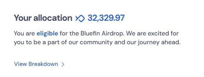erofinger_eth's tweet photo. 🌟 Big News, Frens! 🌟  

💧 Rewards are pouring in!💧  
The 
@bluefinapp
 Airdrop Portal is LIVE! 🎁 
 🔎 Check Your Airdrop Now 👇 
https://t.co/gUpxkEwx8s

✨ Check your points and claim your rewards as $BLUE, Bluefin's native governance token, rolls out! https://t.co/qYHZZkes38