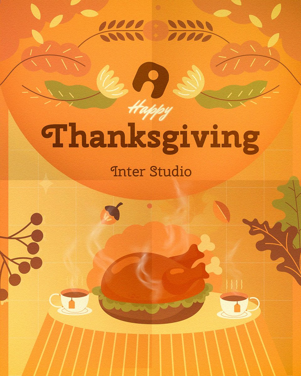 inter_ent's tweet image. Happy Thanksgiving everyone! We&apos;re thankful to our community and their support! 🦃🍂