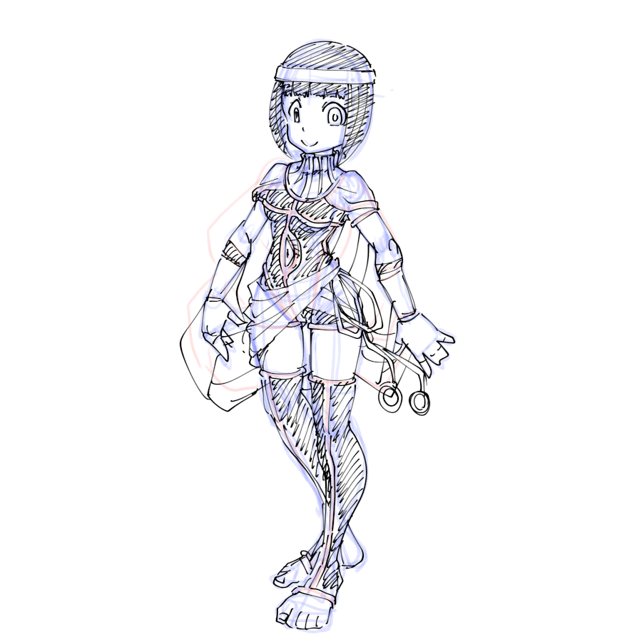 「2024-11-28 #一日一絵 」|ふゆ(ドとレとミとキュとゴとヱの音が出ない)のイラスト