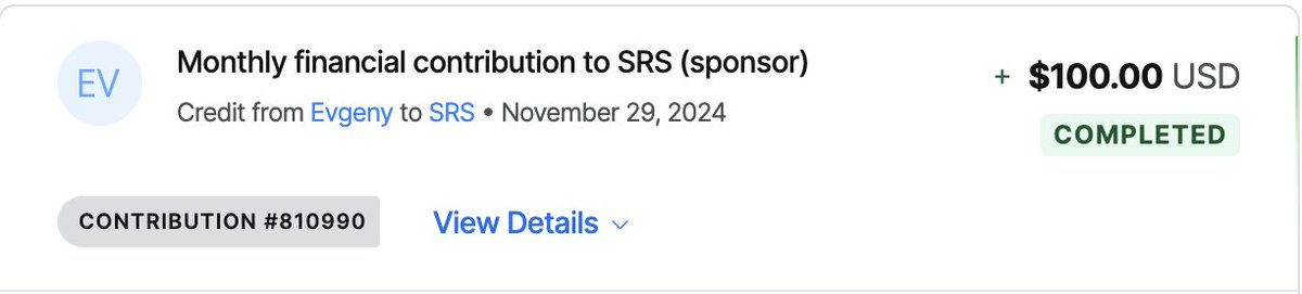 srs_server's tweet image. Thank you Evgeny 🙏