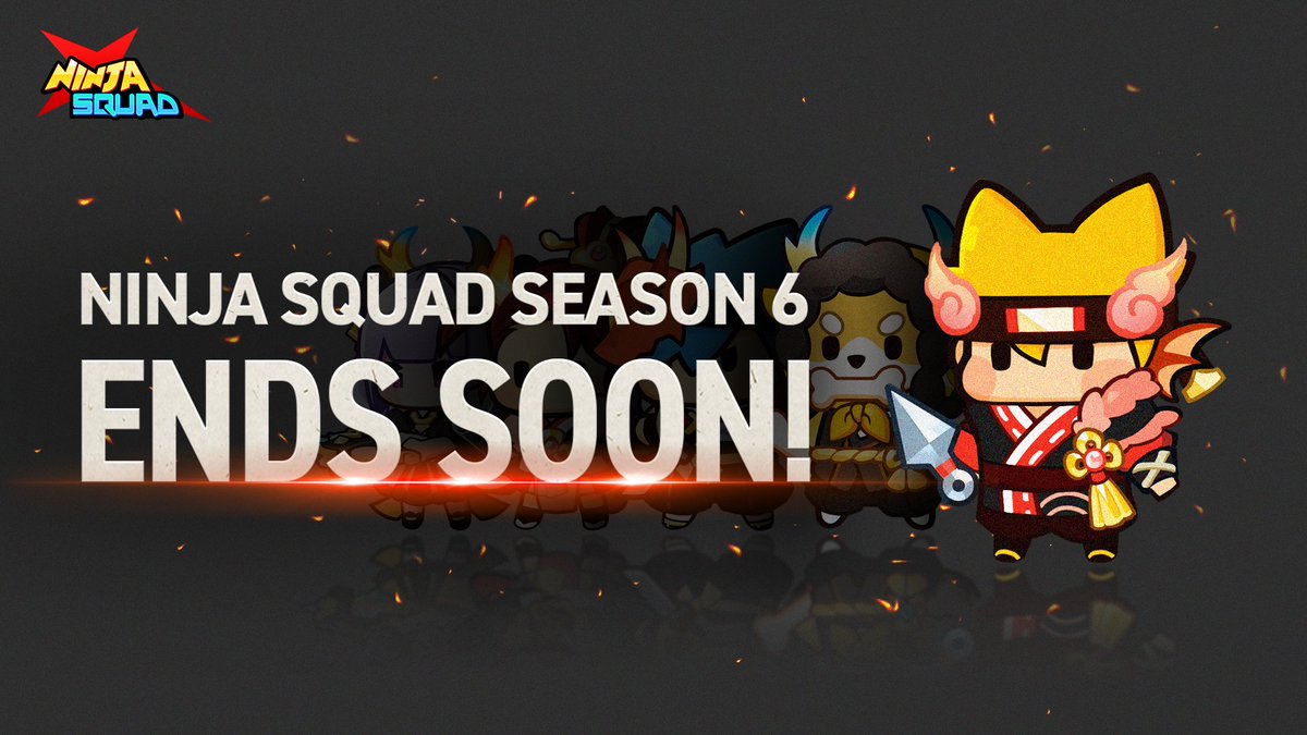🚀 Less than 24 hours to go before Season 6 wraps up!🚀 

Get ready! Here’s what will reset and what stays when the season ends. 💪
Don’t miss your last chance to secure those rewards! ⏳

Jump in now! ✔️

📣 What resets when the season ends? 📣

All building levels 🏯
All ninjas