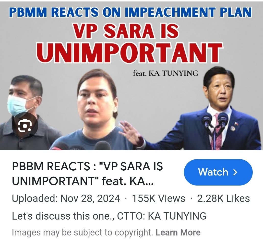 AntonioDencio's tweet photo. #AngSakitSakit
"In the larger scale of things, Sara is unimportant. Please don't waste your time impeaching her." PBBM to the House of Representatives. https://t.co/ux8xF7jFar