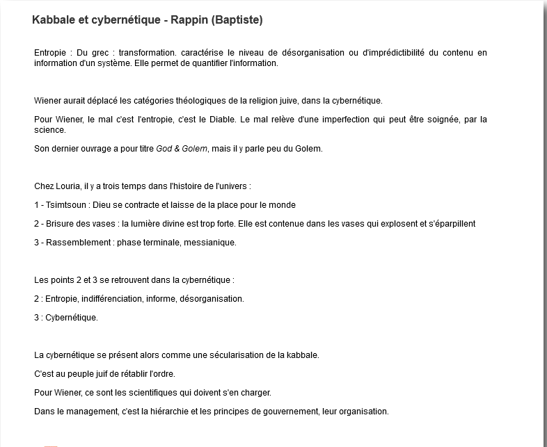 Fx37738008's tweet image. Académie métaphysique
Kabbale et cybernétique 
#KabbaleLourianique #IsaacLouria
#NorbertWiener #BaptisteRappin