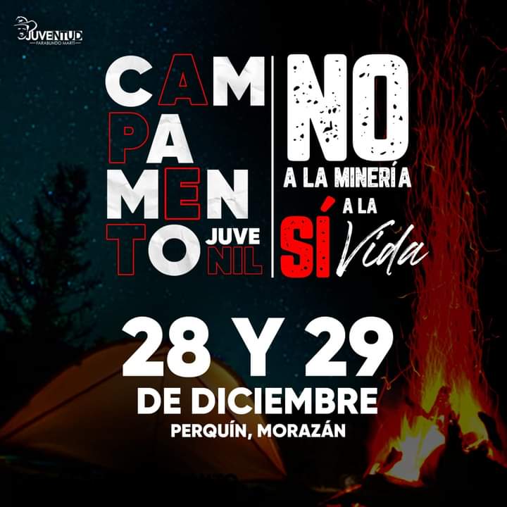 JFarabundo's tweet photo. Estamos en los preparativos del "#Campamento Nacional de Juventud"
Te invitamos a que estés pendiente de nuestras redes sociales.
WhatsApp: +503 6064 5414

"NO ala minería, si a la vida" https://t.co/U7mnQzOIA0