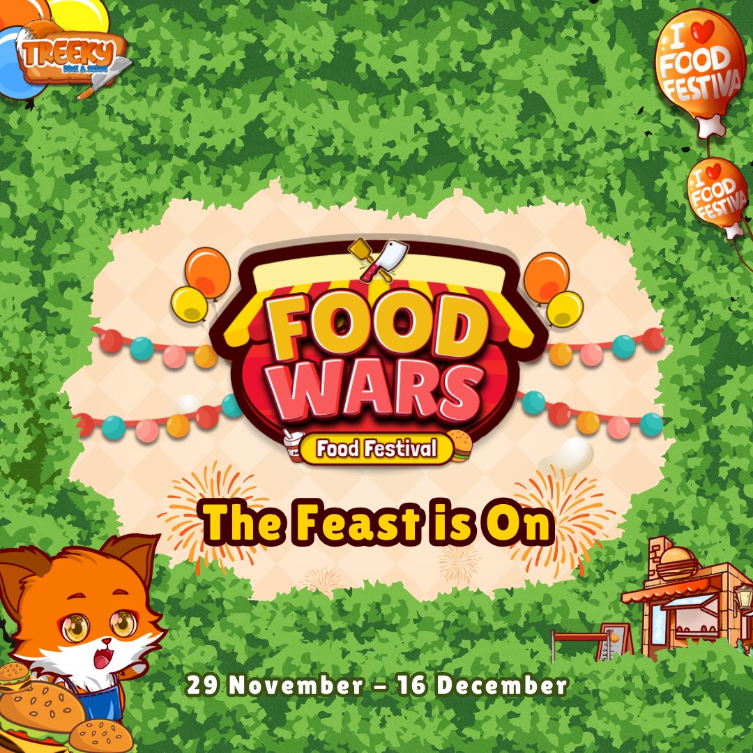 skypillarstudio's tweet photo. It's Begin!! 🔥🔥

Mainkan Event Food Wars hanya pada tanggal 29 November - 16 December!! Kejar Leaderboard nya dan dapatkan semua hadiah menariknya!!

Jangan sampai ketinggalan ya~

Link : https://t.co/9qmV1PPEDi

#Match3 #Treeky #CookingGame #FoodWars #FoodFest https://t.co/KDz1BTYile