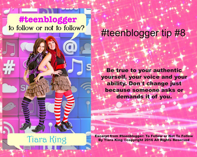 TiaraKingHQ's tweet photo. My middle grade book Teenblogger: To Follow or Not To Follow? is available in all good online bookstores. Here are some of the tips in the book.
.
#tiaraking #teenblogger #author #socialmedia #bullying #socialpressures #middlegrade #youngadult #ya #writer #royalstarpublishing https://t.co/vrSgFfzY2b