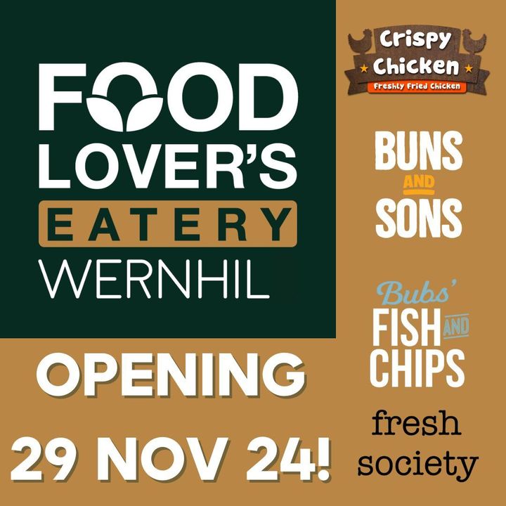 The wait is over! Food Lover's Eatery Wernhil is officially opening its doors TODAY! 🎉
With a variety of departments to explore, there's something for everyone—come check it out! Join us for a day filled with unforgettable food moments.
See you there!