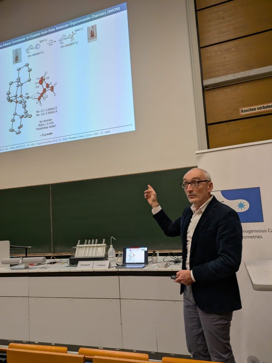CRC1333 (@crc1333) on Twitter photo Fascinating talk by <a href="/WellerYorkChem/">Andrew Weller</a> on single-crystal chemistry! Sure that some of us will go to the lab & try if their single crystals do reactions with gases. Many thanks for the great presentation during our #CRC1333 Colloquium! #sfb1333 Fascinating talk by <a href="/WellerYorkChem/">Andrew Weller</a> on single-crystal chemistry! Sure that some of us will go to the lab & try if their single crystals do reactions with gases. Many thanks for the great presentation during our #CRC1333 Colloquium! #sfb1333