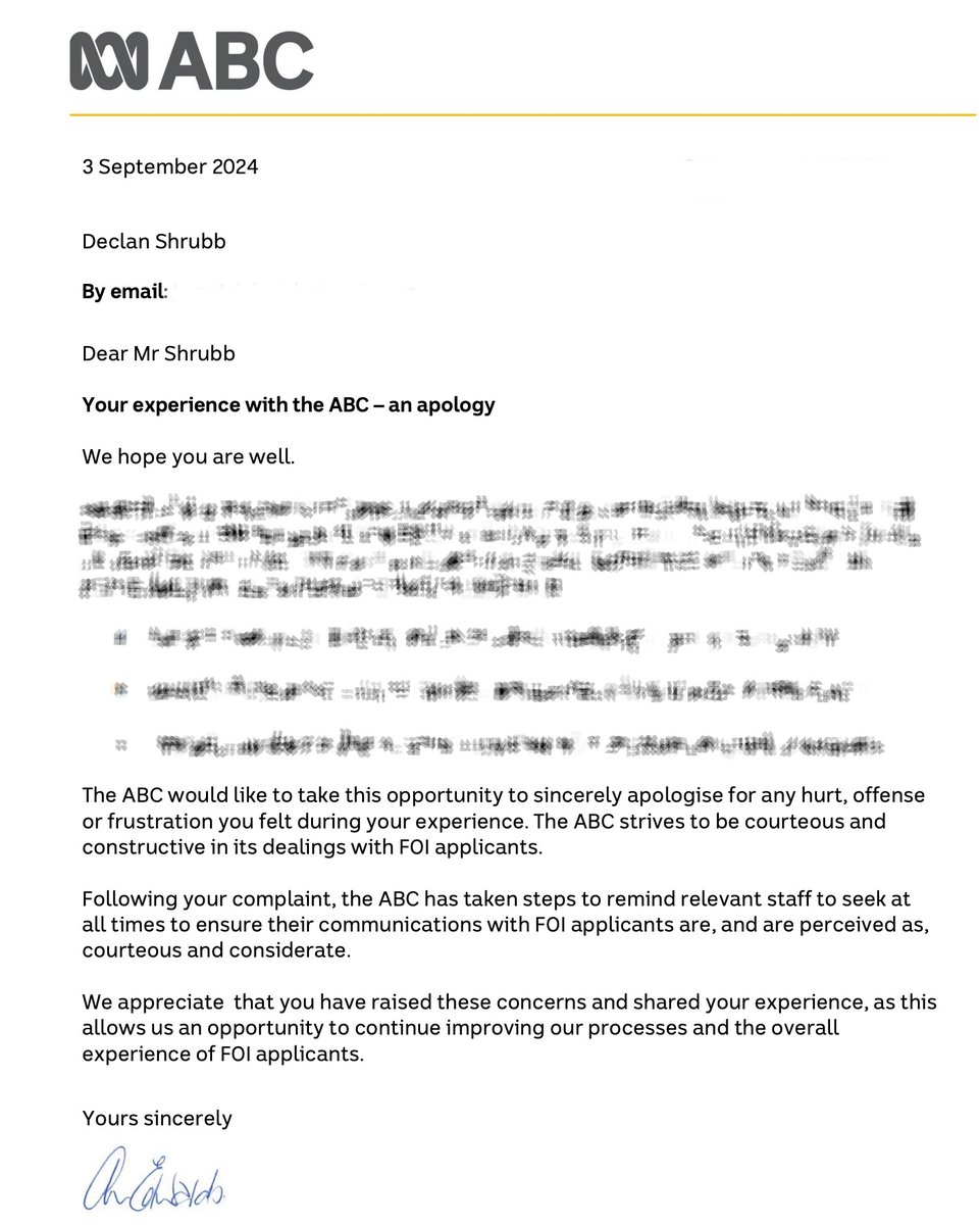 declanshrubb's tweet photo. @vidyarrrr They did end up having to formally apologise, though. https://t.co/jI1ODznmDa